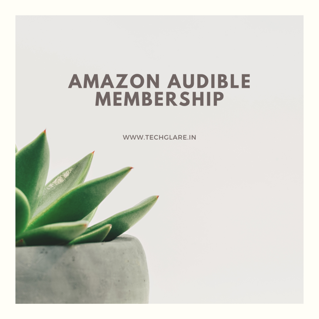 amazon audible membership