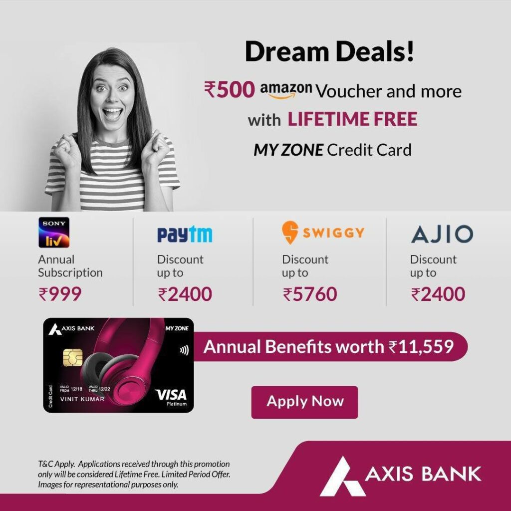 Axis Myzone Credit Card