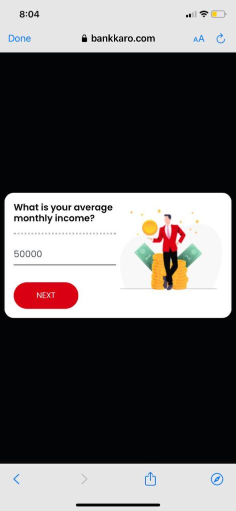 Monthly Income